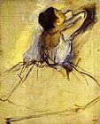 Edgar Degas Dancer painting